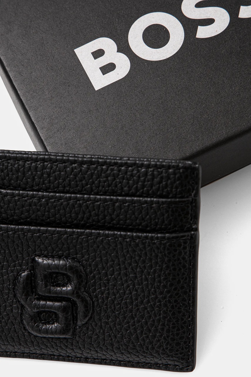 Θήκη για κάρτες BOSS χρώμα: μαύρο, 50536349 φωτογραφία