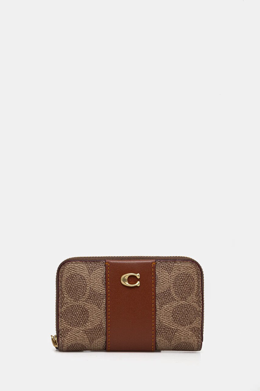 Coach portofel femei, culoarea bej, CR552