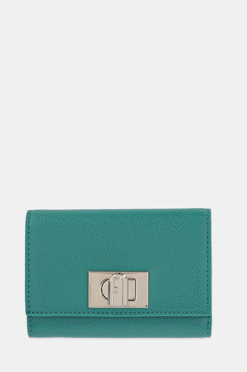 Furla portofel de piele femei, culoarea verde, WP00225 ARE000 D7D00
