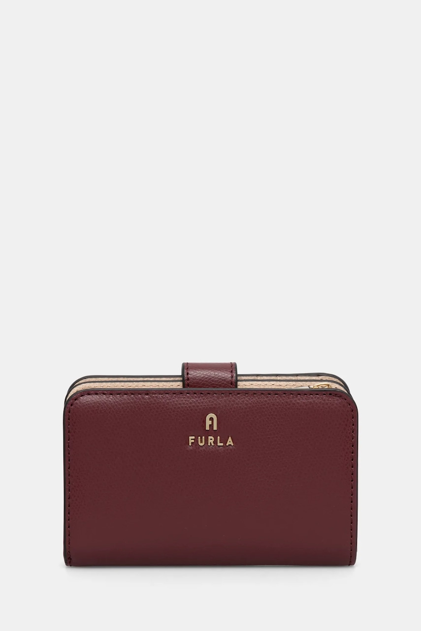 Furla portofel de piele femei, culoarea bordo, WP00314 ARE000 3574S