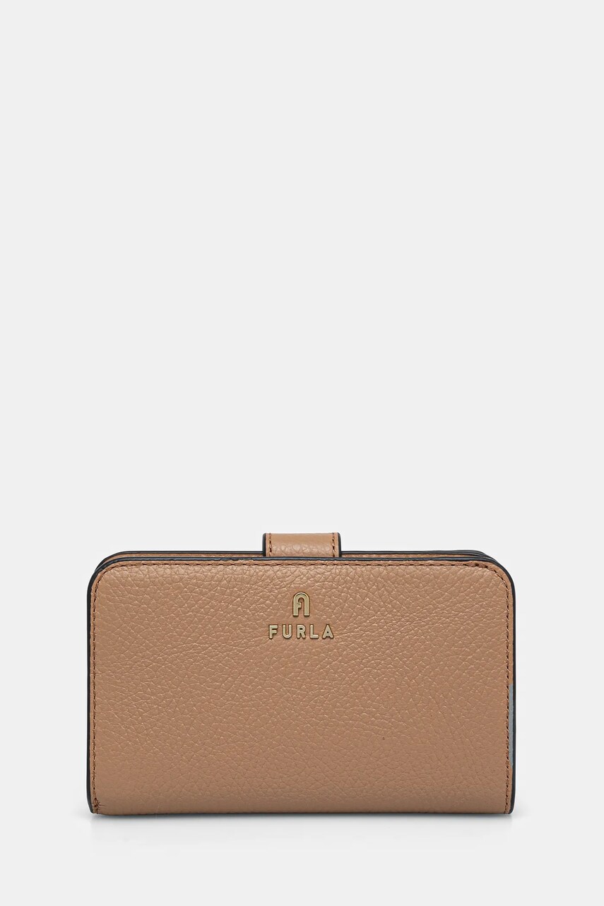Furla portofel de piele femei, culoarea bej, WP00314 HSF000 YU500