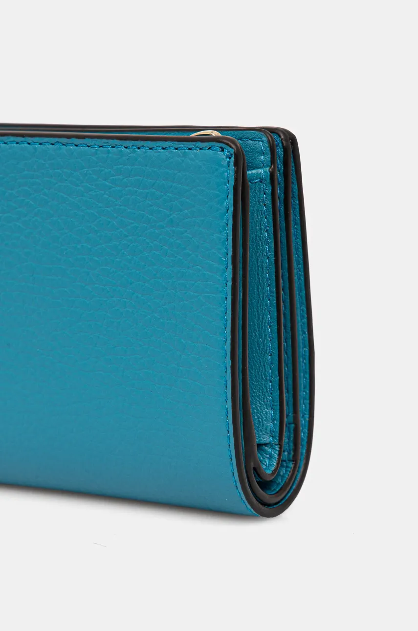 Кожаный кошелек Furla женский цвет бирюзовый WP00307 HSF000 TR400 Кожаный кошелек Furla женский цвет бирюзовый WP00307 HSF000 TR400