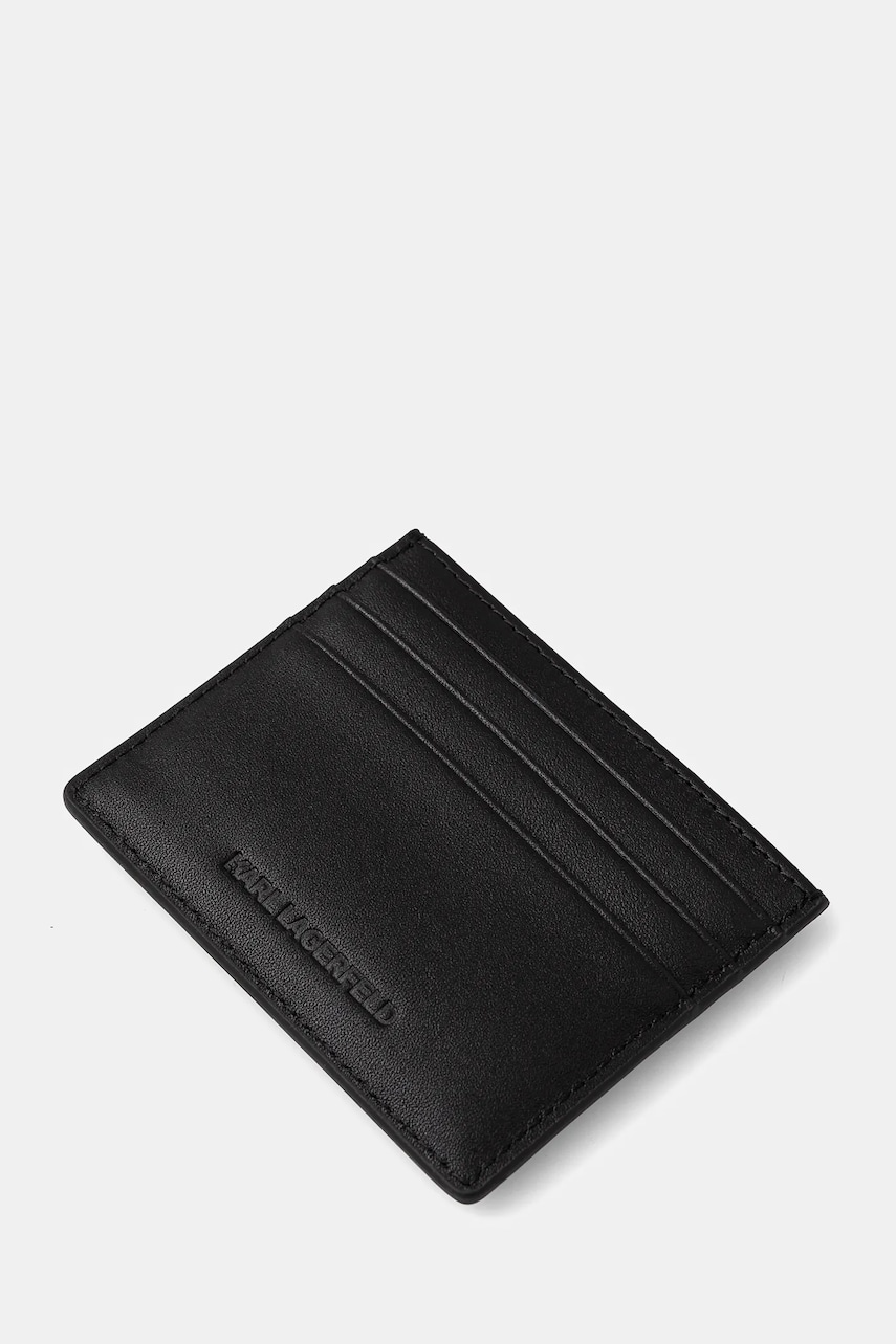 Кожаный чехол на карты Karl Lagerfeld цвет чёрный A1W32069 Кожаный чехол на карты Karl Lagerfeld цвет чёрный A1W32069