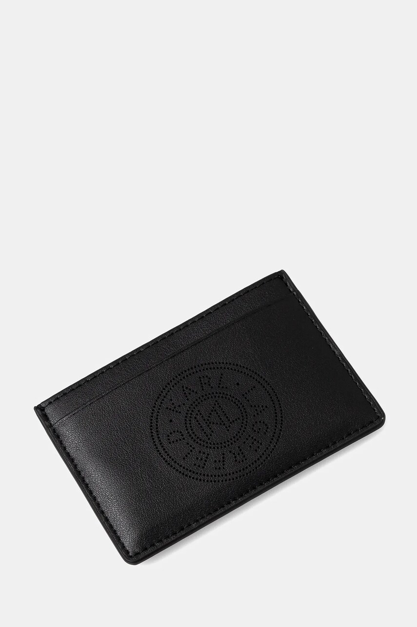 Кожаный чехол на карты Karl Lagerfeld цвет чёрный A1W32099 Кожаный чехол на карты Karl Lagerfeld цвет чёрный A1W32099