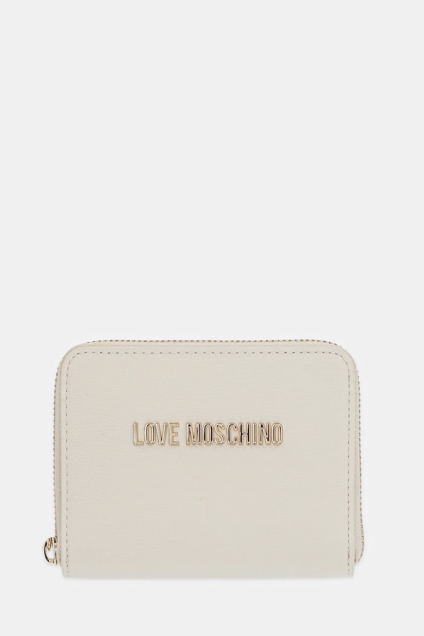 Love Moschino portofel femei, culoarea bej, JC5702PP1