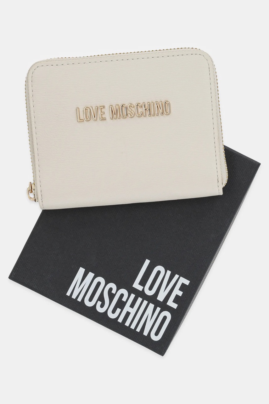 Πορτοφόλι Love Moschino χρώμα: μπεζ, JC5702PP1 φωτογραφία
