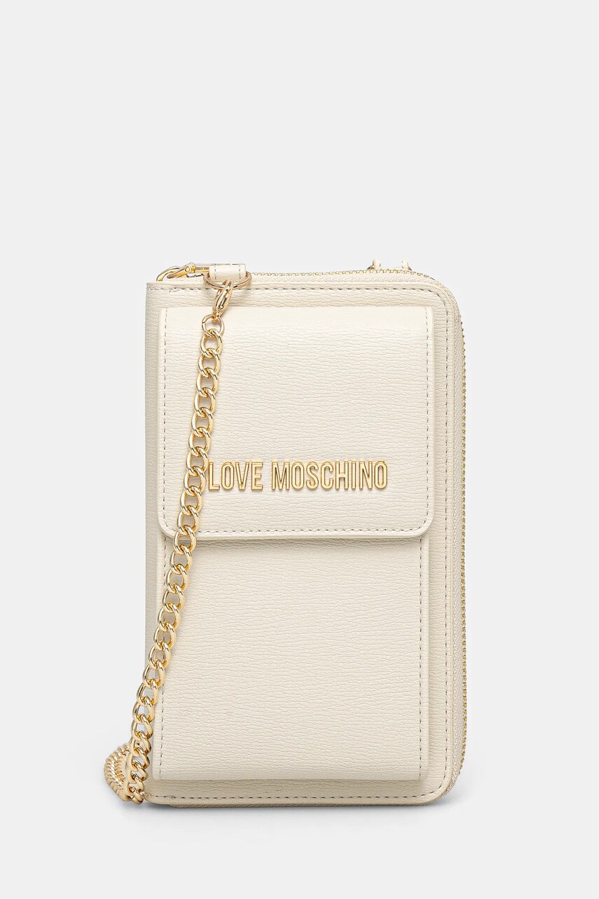 Love Moschino portofel femei, culoarea bej, JC5701PP1