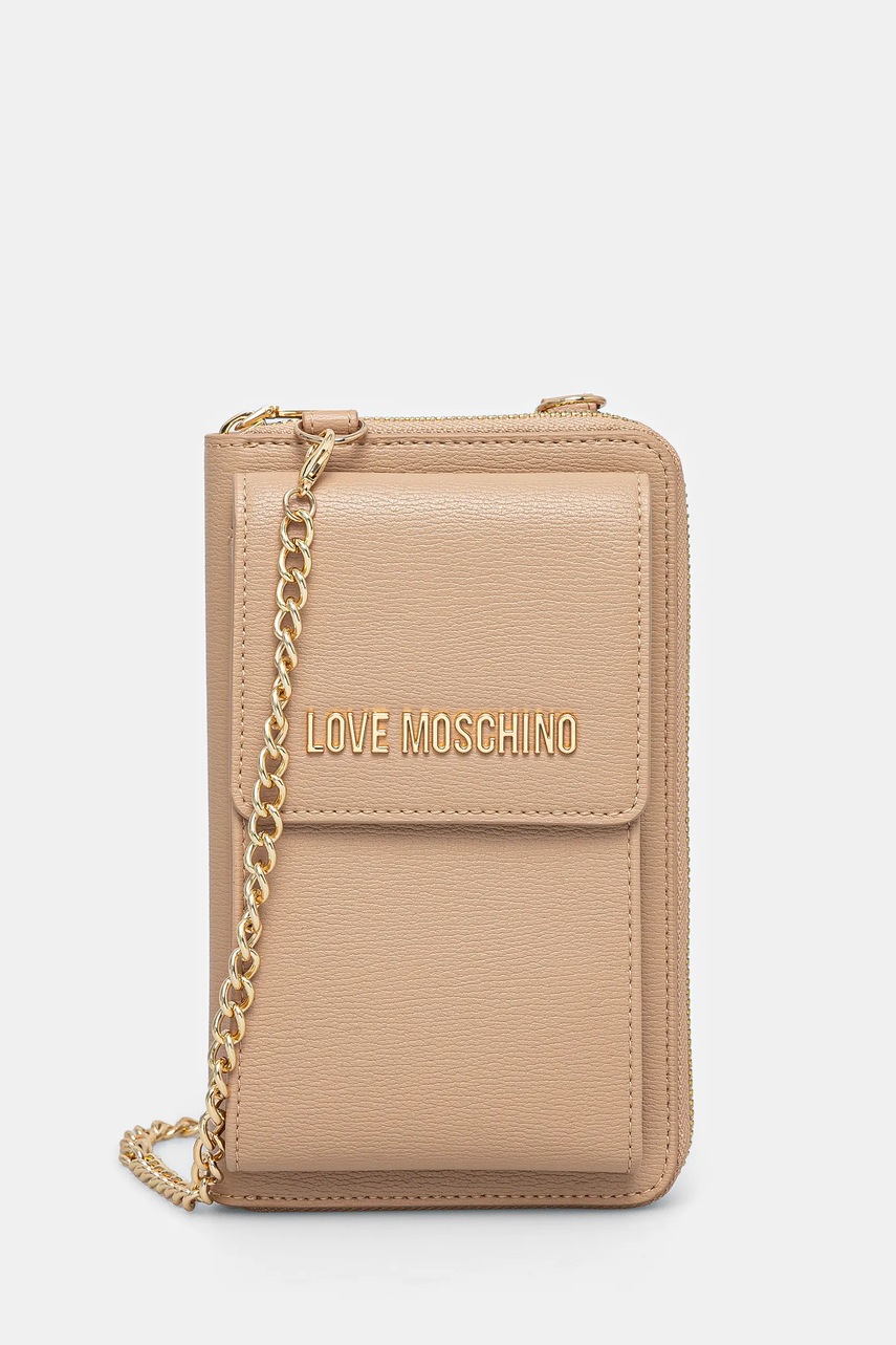 Love Moschino portofel femei, culoarea portocaliu, JC5701PP1