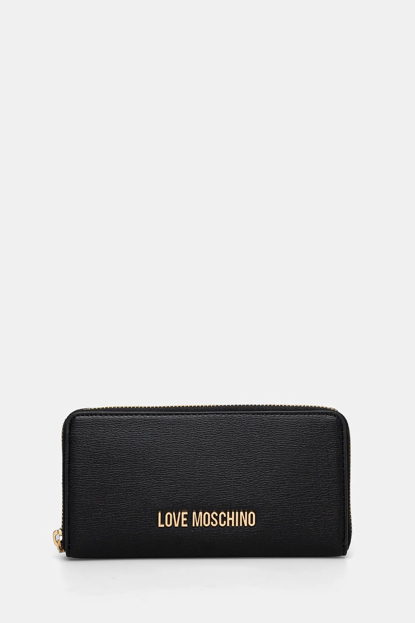 Love Moschino portofel femei, culoarea negru, JC5700PP1