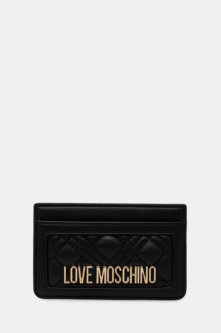 Love Moschino carcasa cardului culoarea negru, JC5659PP1