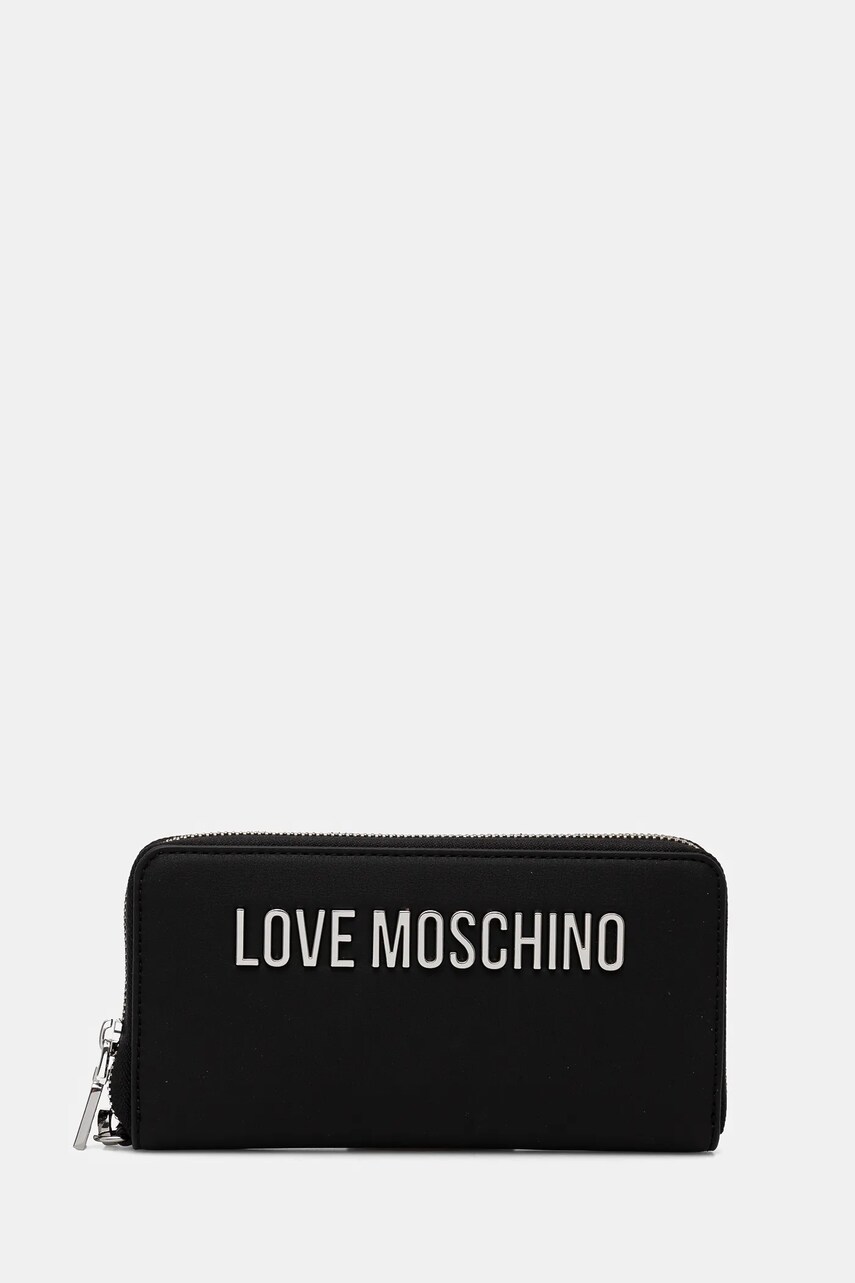 Levně Peněženka Love Moschino černá barva, JC5620PP1