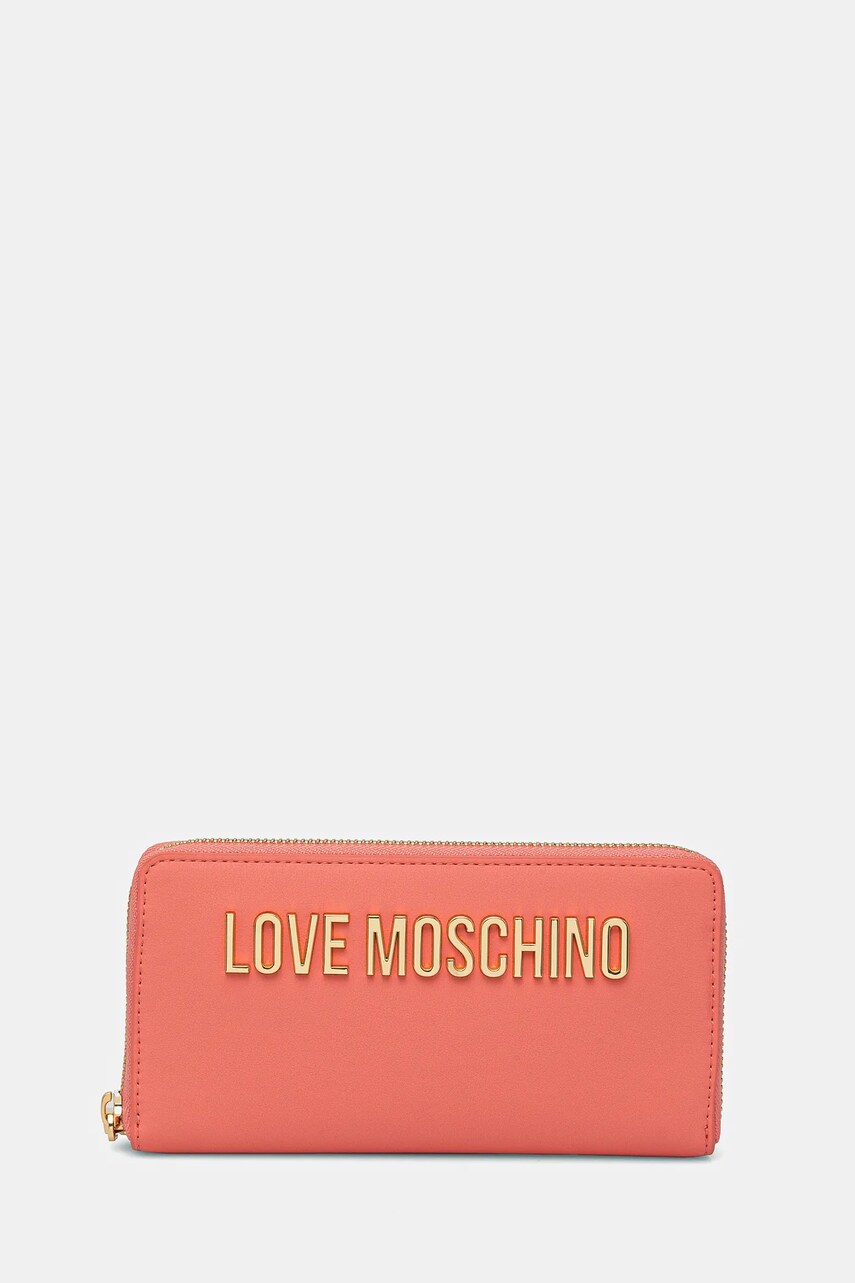 Love Moschino portofel femei, culoarea portocaliu, JC5611PP1