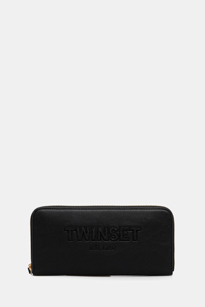Levně Peněženka Twinset černá barva, 251TD8026