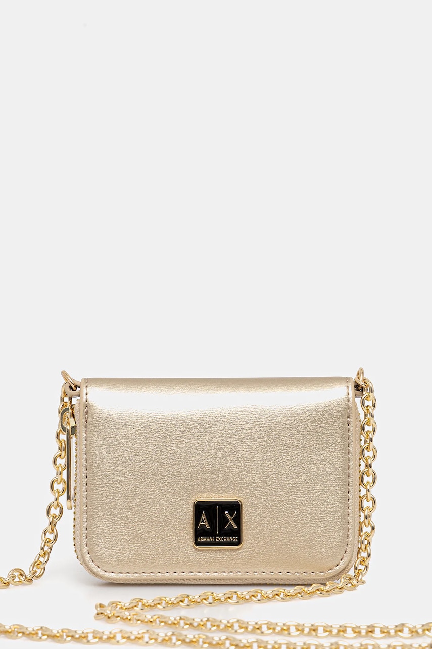 Armani Exchange portofel culoarea auriu, XW000309 AF12153