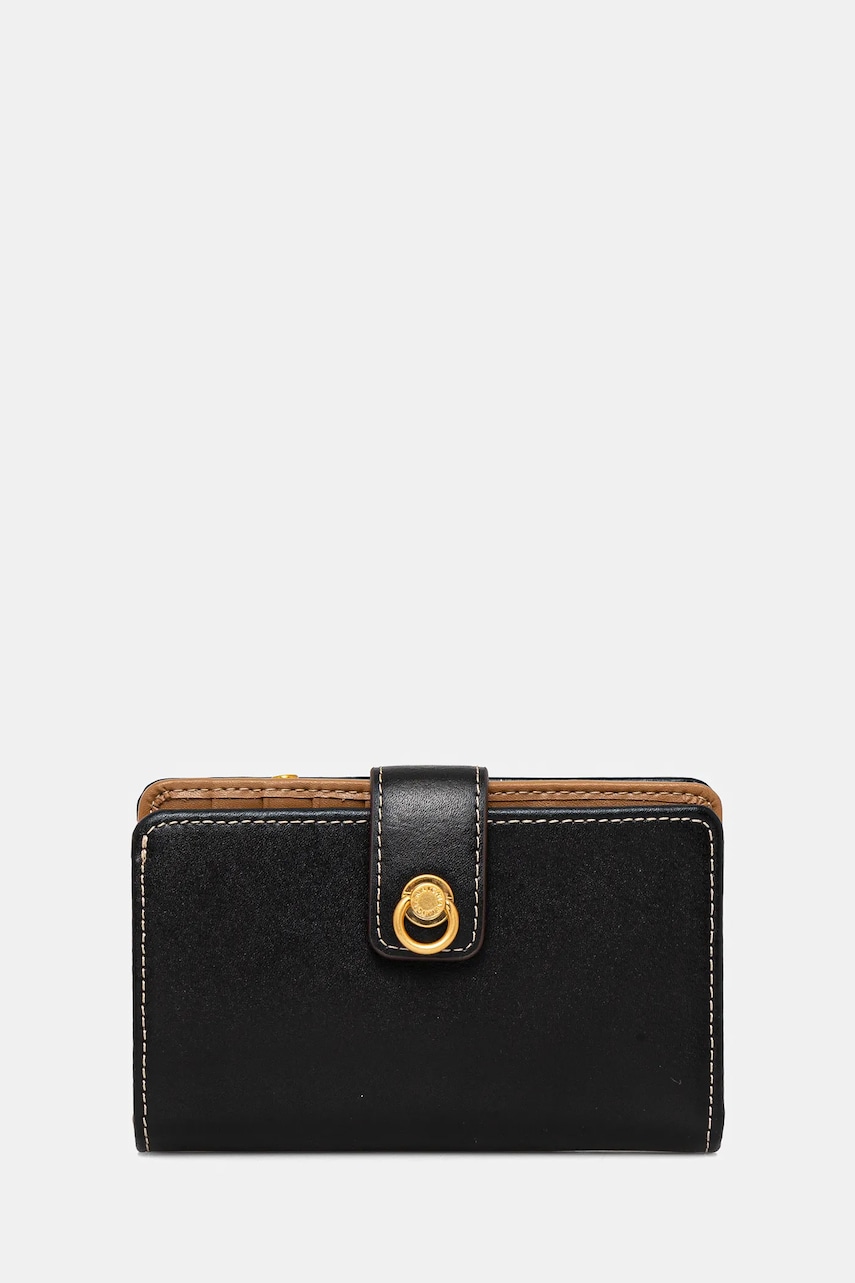 Gianni Chiarini portofel de piele 0 femei, culoarea negru, PF W-13757 PRCK-BIC Gianni Chiarini portofel de piele 0 femei, culoarea negru, PF W-13757 PRCK-BIC