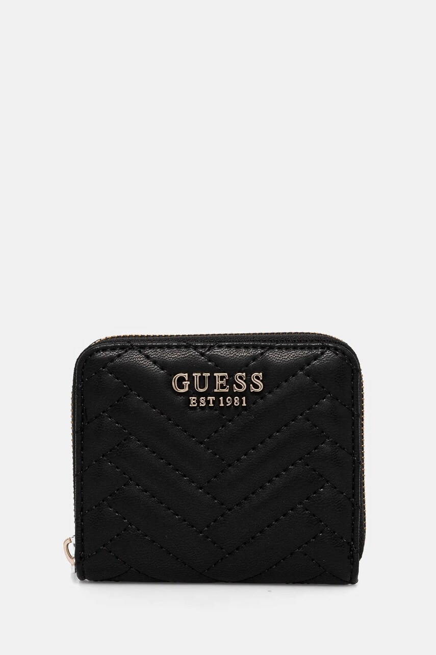 Levně Peněženka Guess ANNING černá barva, SWQG95 08137