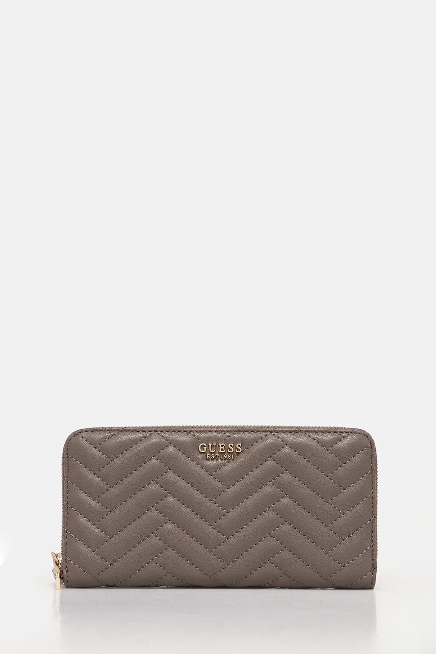 Levně Peněženka Guess ANNING šedá barva, SWQG95 08146