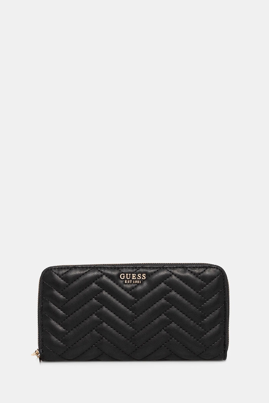 Levně Peněženka Guess ANNING černá barva, SWQG95 08146