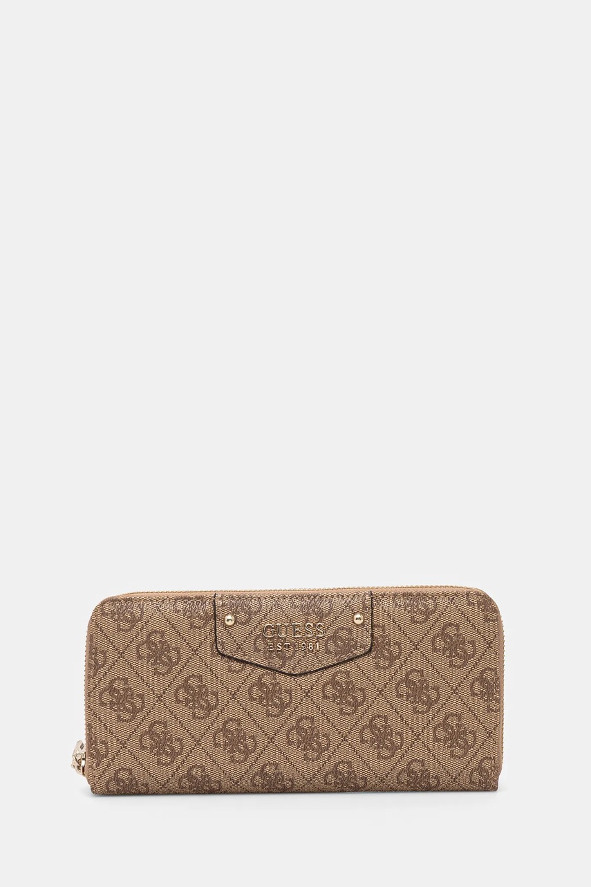 

Портмоне Guess ECO BRENTON дамски в бежово SWBG83 90146, Бежов