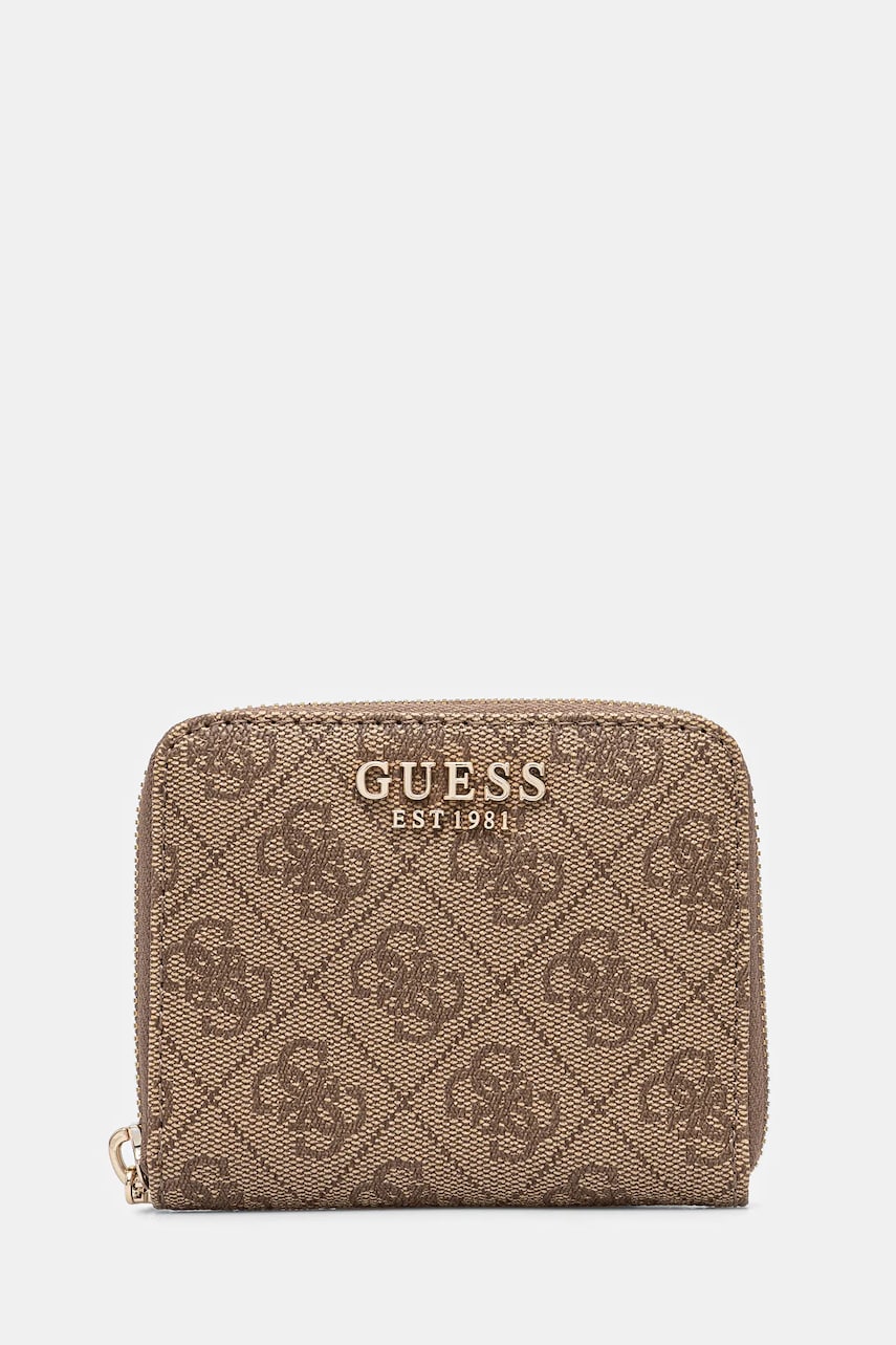 Levně Peněženka Guess ECO ERICA béžová barva, SWSG95 10137