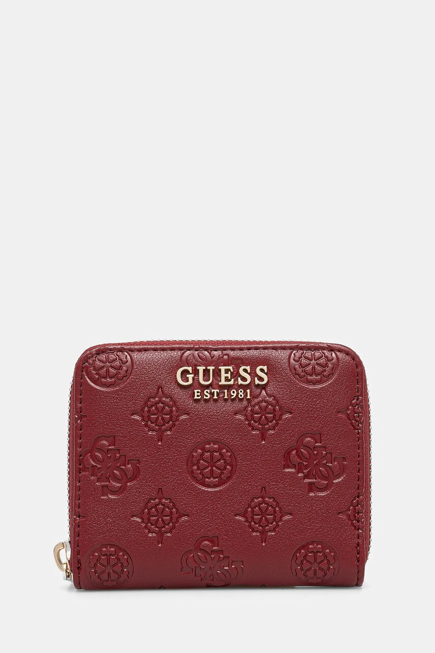 Levně Peněženka Guess GERTY vínová barva, SWPD95 29137