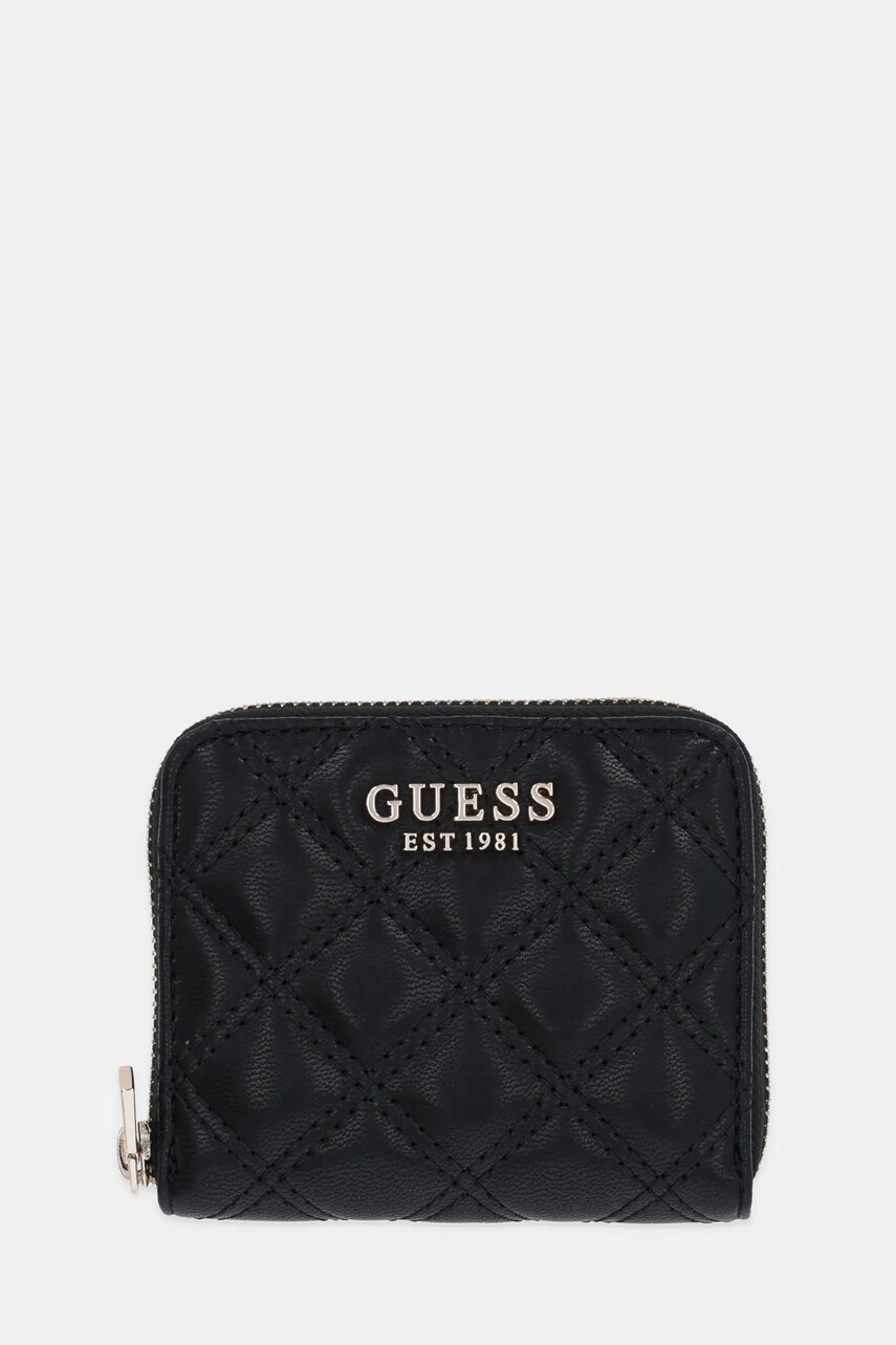 Levně Peněženka Guess GIULLY černá barva, SWQG87 48137