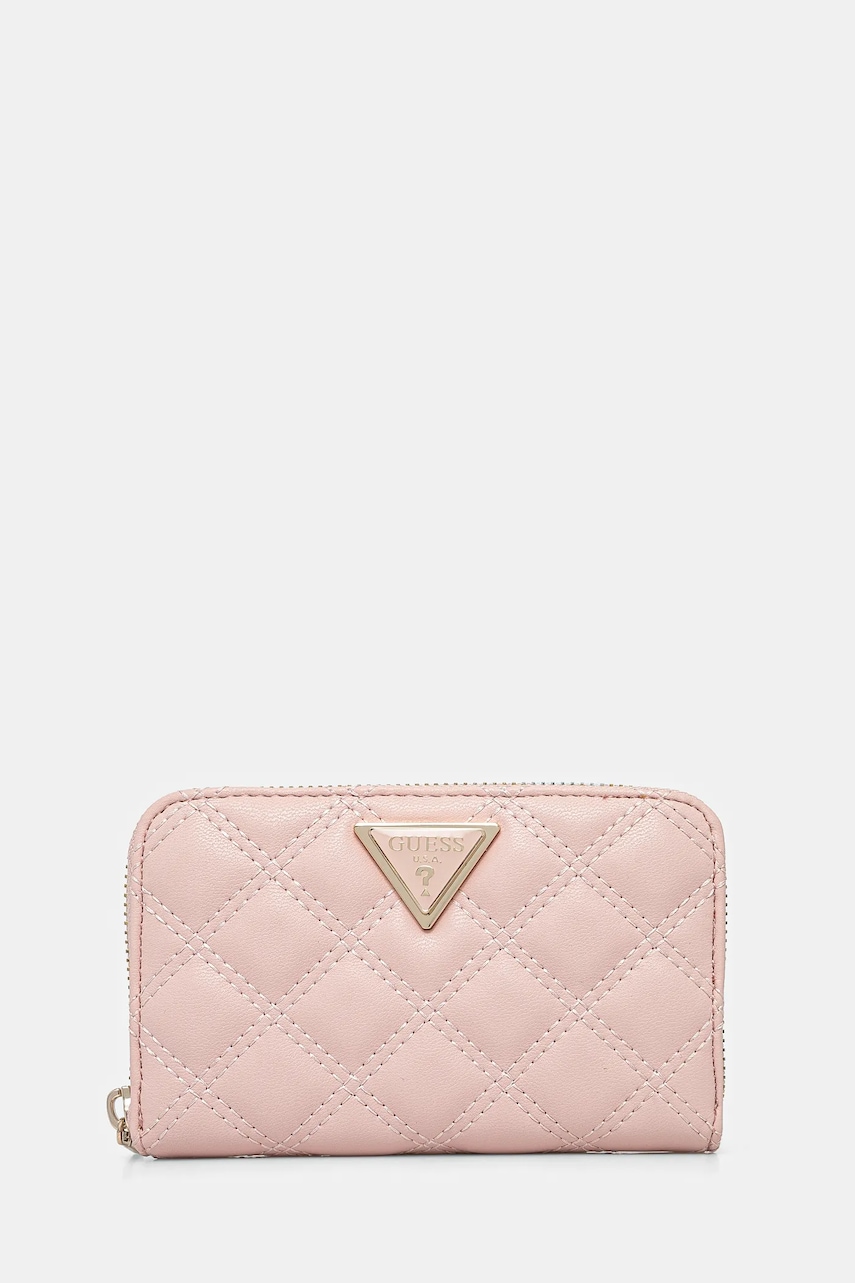 Levně Peněženka Guess GIULLY růžová barva, SWQG87 48140