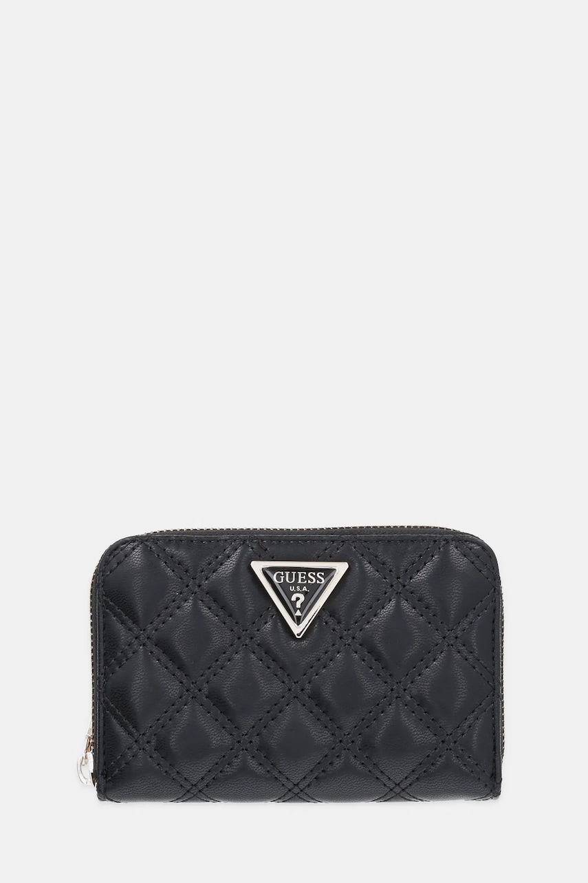 Peněženka Guess GIULLY černá barva, SWQG87 48140