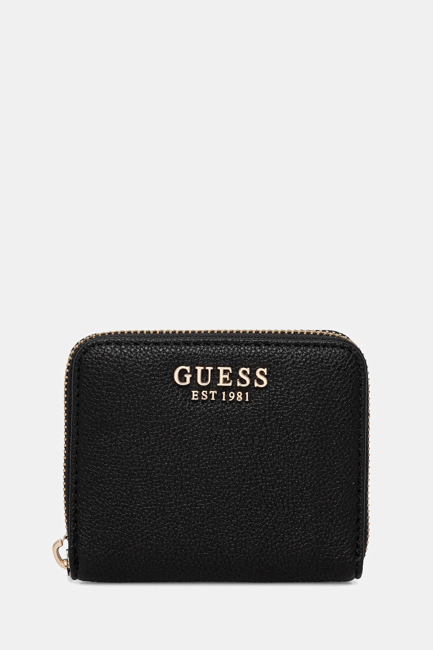 Levně Peněženka Guess LAUREL černá barva, SWBG85 00137