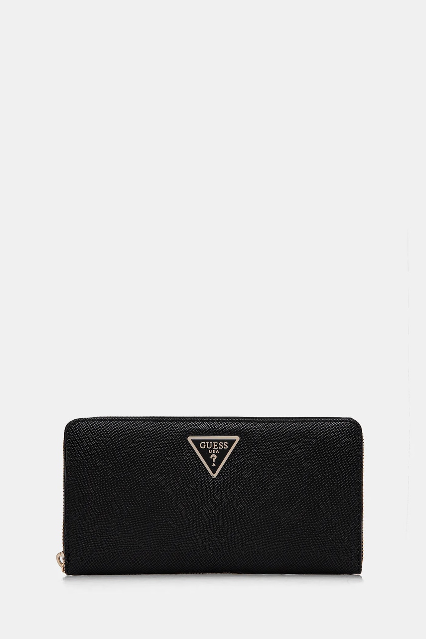 Levně Peněženka Guess LAUREL černá barva, SWZG85 00163
