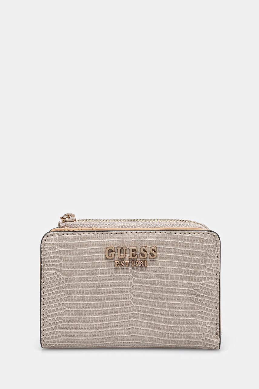Levně Peněženka Guess ORLINA béžová barva, SWKG95 31156