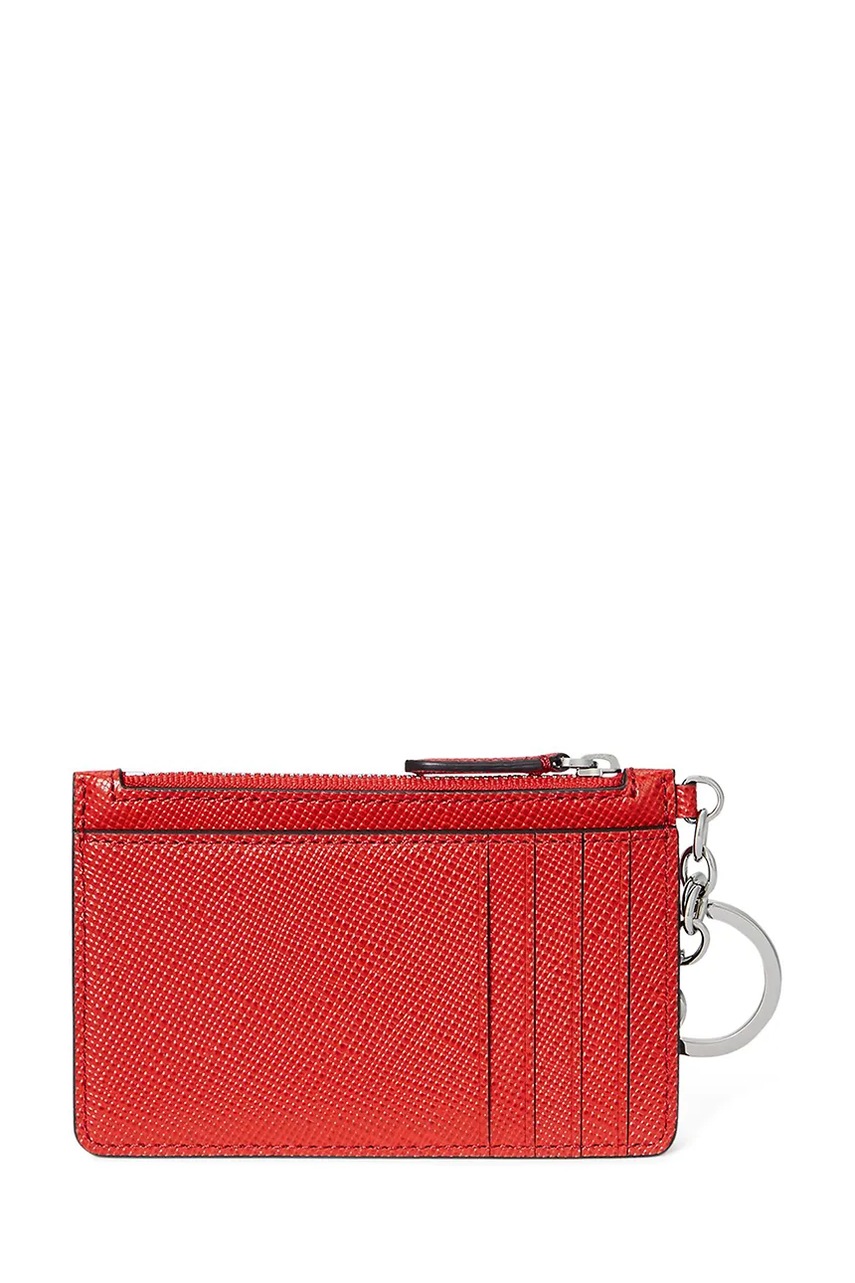 Кожаный кошелек Lauren Ralph Lauren цвет оранжевый 432966789