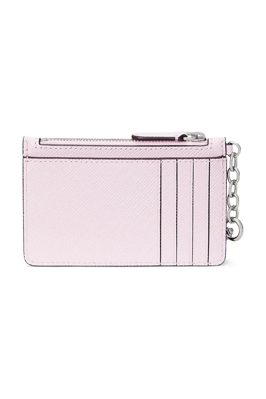 Кожаный кошелек Lauren Ralph Lauren цвет розовый 432966789 Кожаный кошелек Lauren Ralph Lauren цвет розовый 432966789