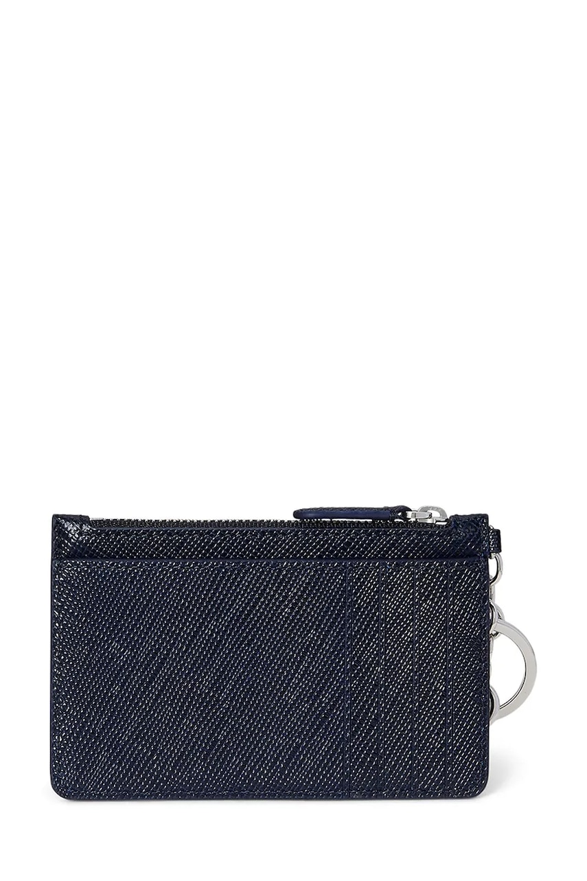 Кожаный кошелек Lauren Ralph Lauren цвет чёрный 432966789 Кожаный кошелек Lauren Ralph Lauren цвет чёрный 432966789