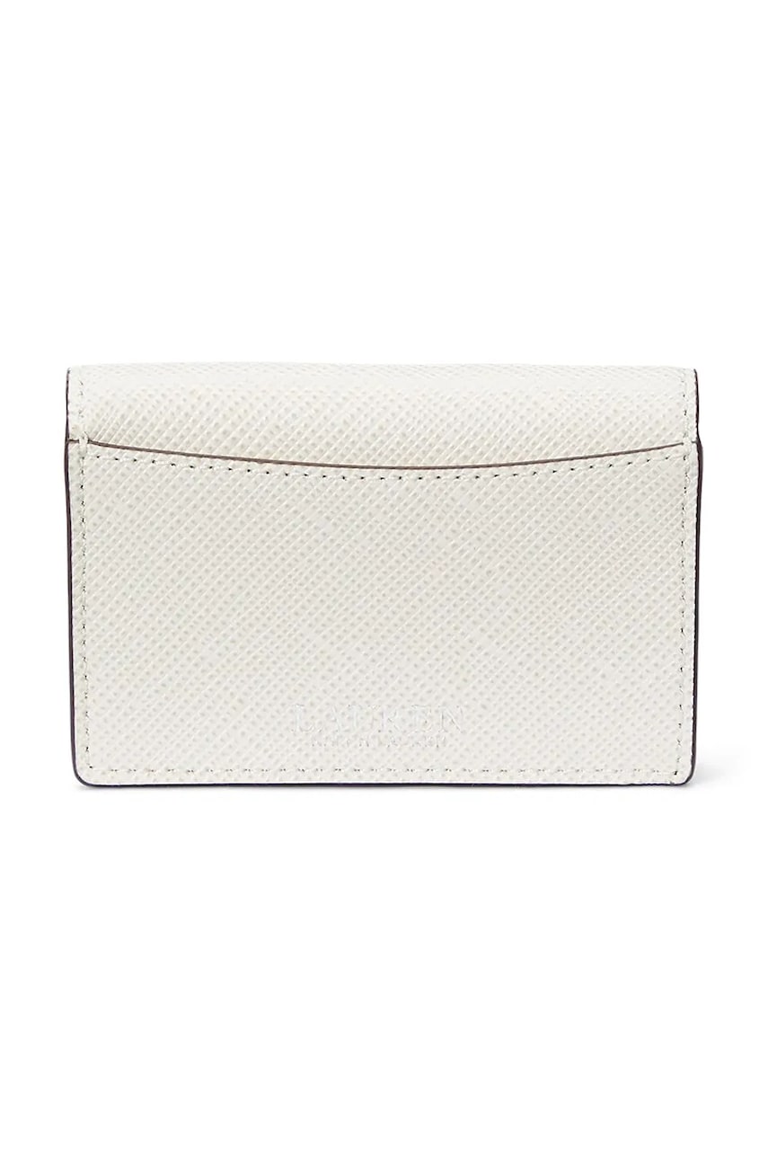 Кожаный кошелек Lauren Ralph Lauren цвет белый 432967060 Кожаный кошелек Lauren Ralph Lauren цвет белый 432967060