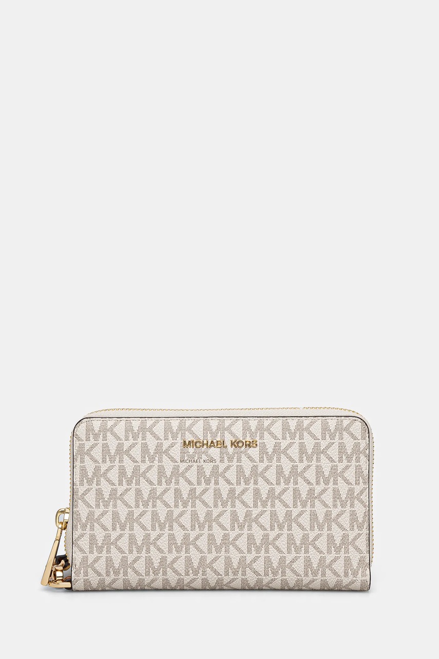 MICHAEL Michael Kors portofel femei, culoarea bej, 32F1GJ6E2B