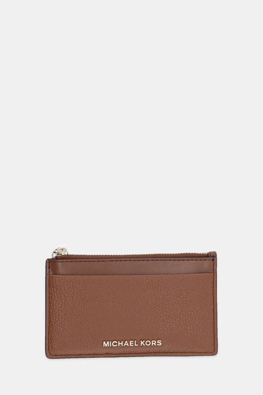 MICHAEL Michael Kors portofel de piele femei, culoarea maro, 32H3G8ED1L