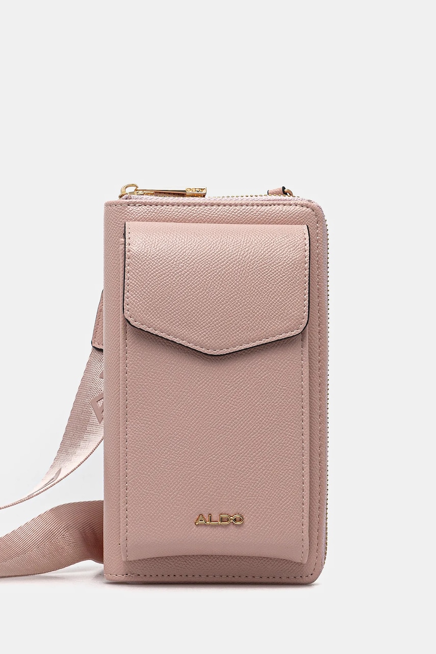 Aldo portofel FARNE femei, culoarea roz, 13941233