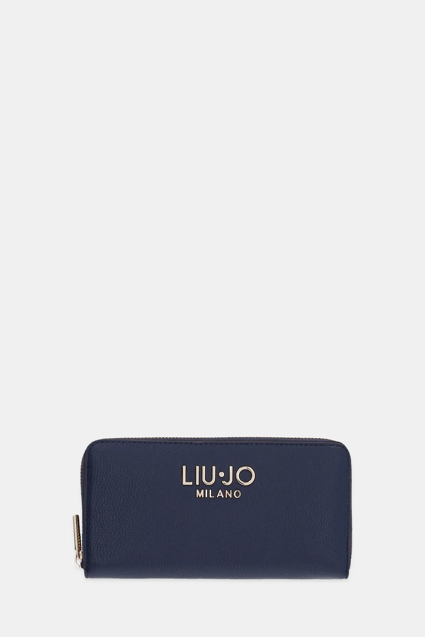 Levně Peněženka Liu Jo tmavomodrá barva, AA5155 E0033