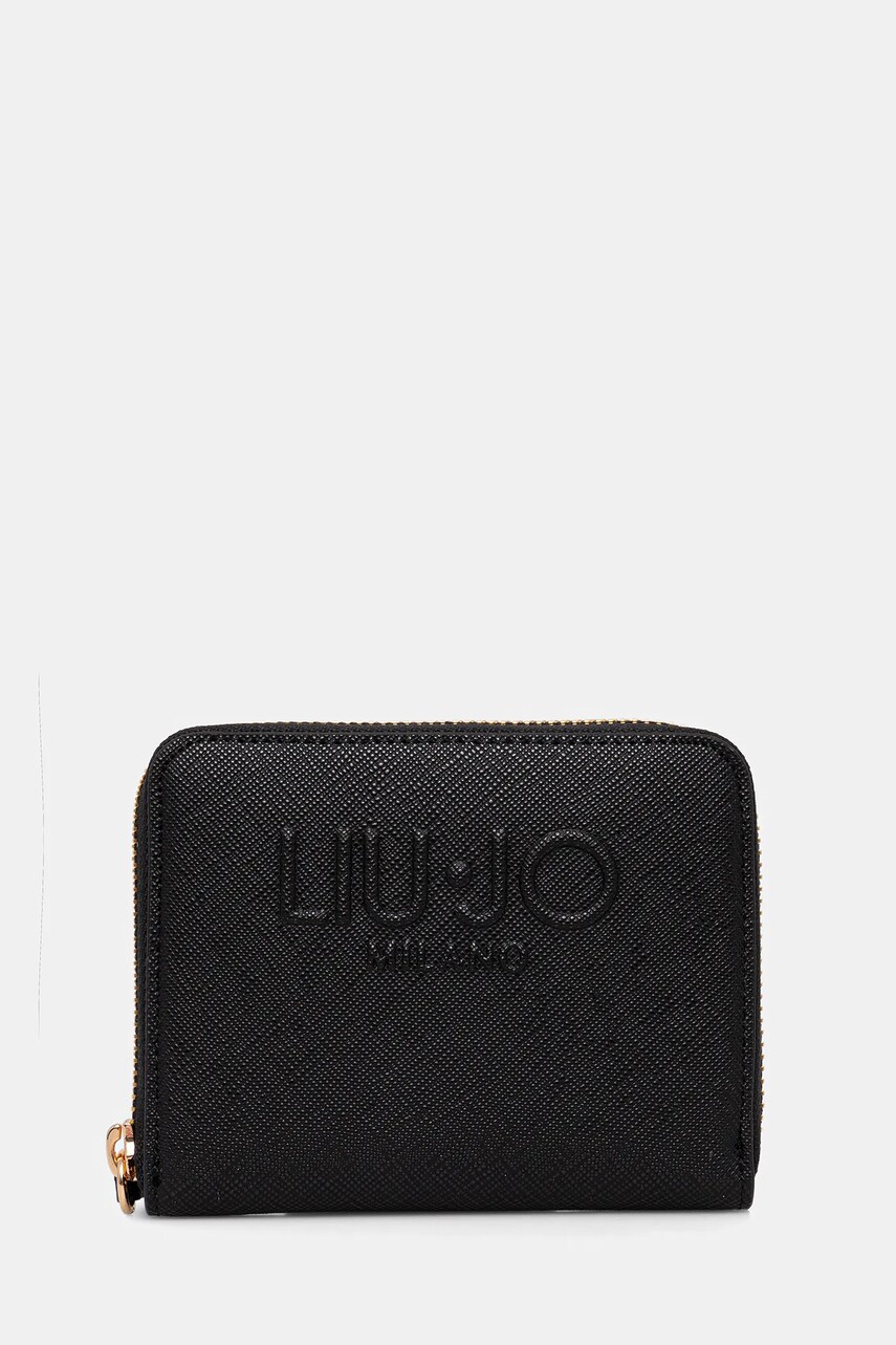 Levně Peněženka Liu Jo černá barva, AA5156 E0087