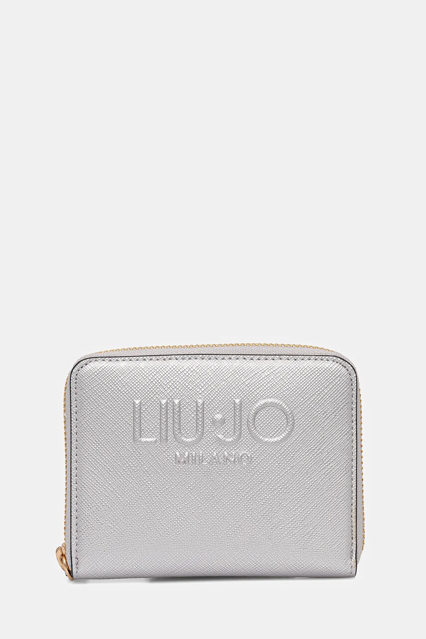 Levně Peněženka Liu Jo stříbrná barva, AA5156 E0087