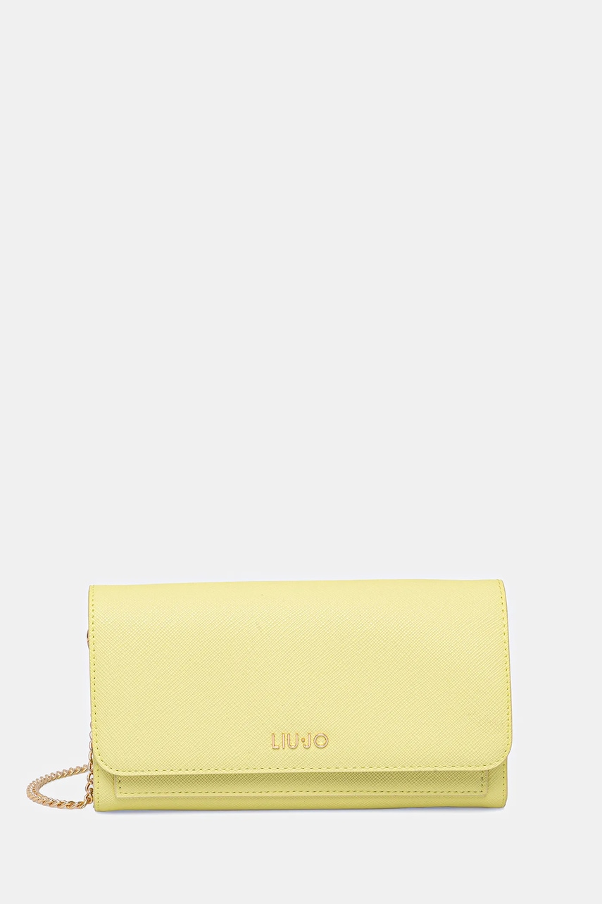 Levně Psaníčko Liu Jo žlutá barva, AA5172 E0087