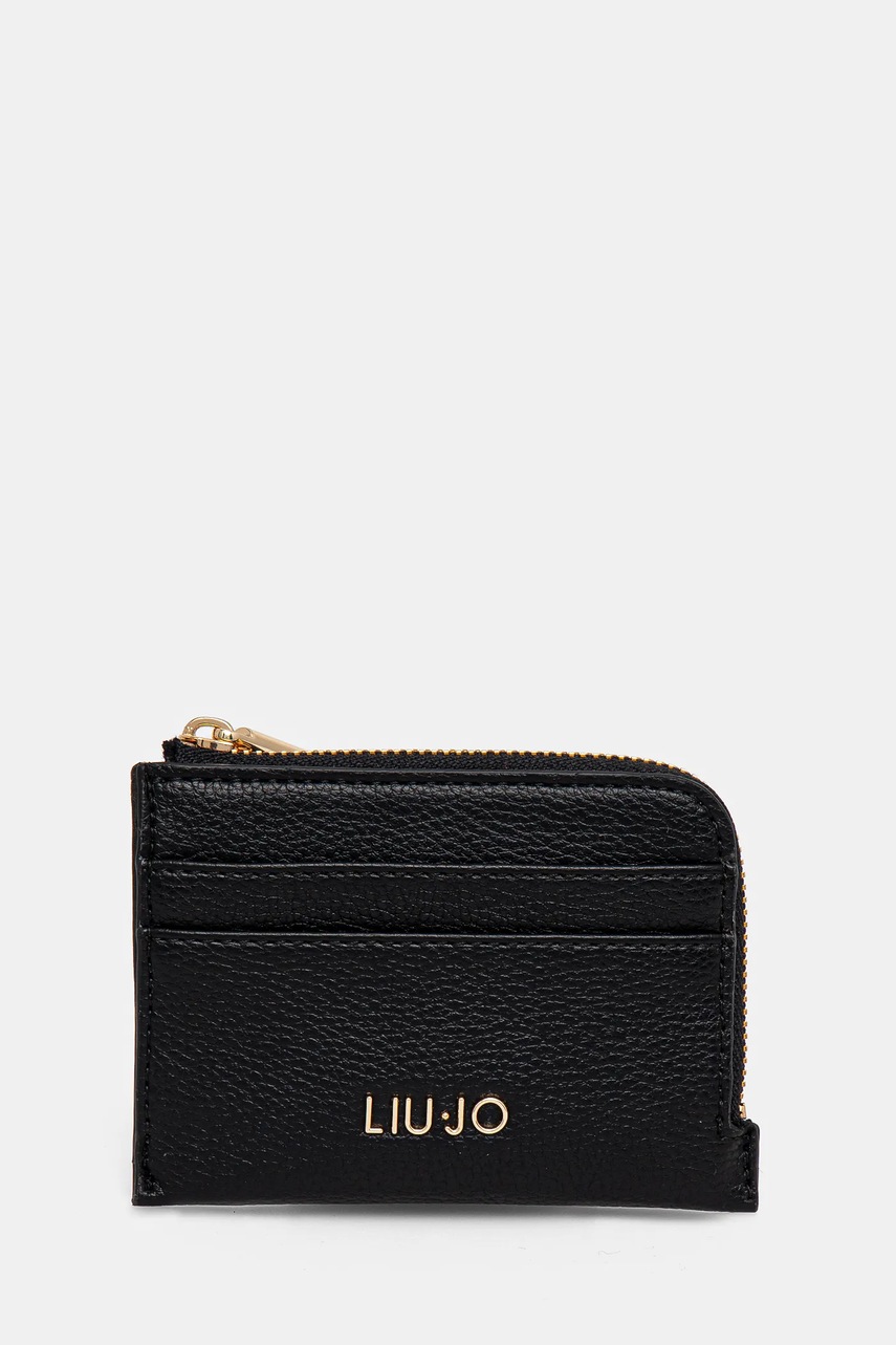 

Портмоне Liu Jo дамски в черно AA5191 E0058, Черен