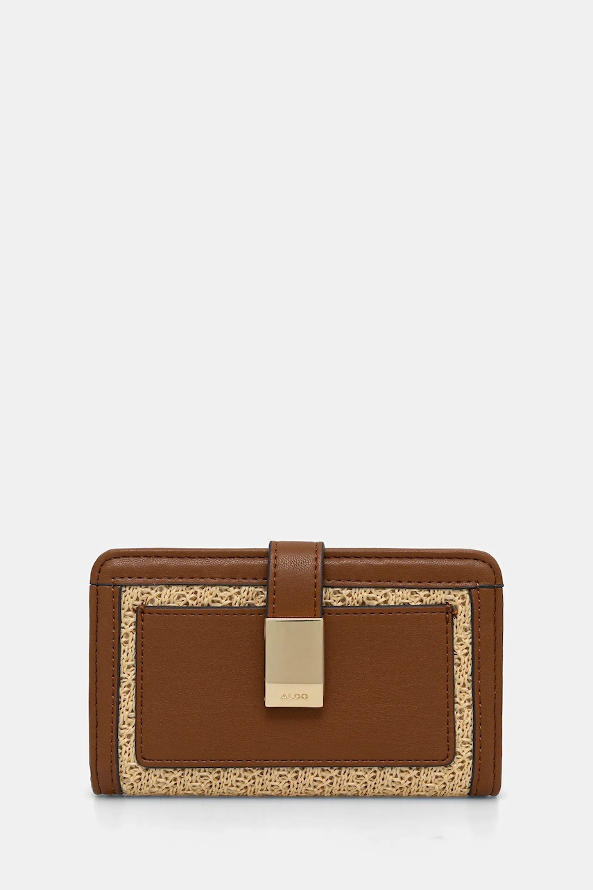 Aldo portofel SANDGATE femei, culoarea maro, 13989483