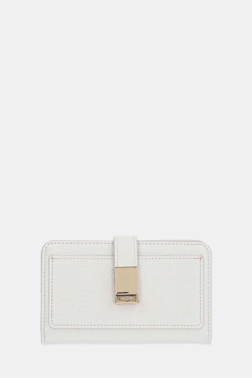 Aldo portofel SANDGATE femei, culoarea alb, 13989488