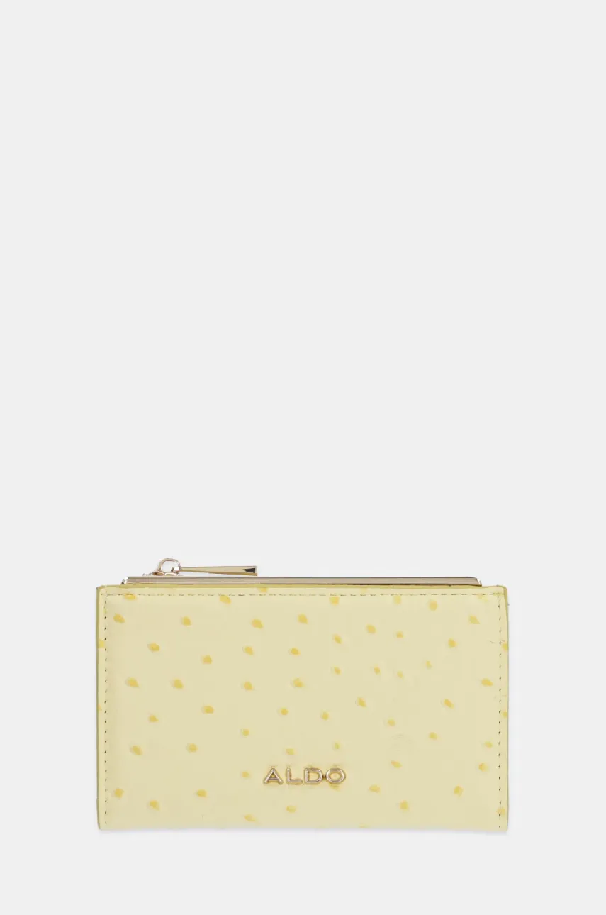 Aldo portofel MERECLYA femei, culoarea galben, 13989374