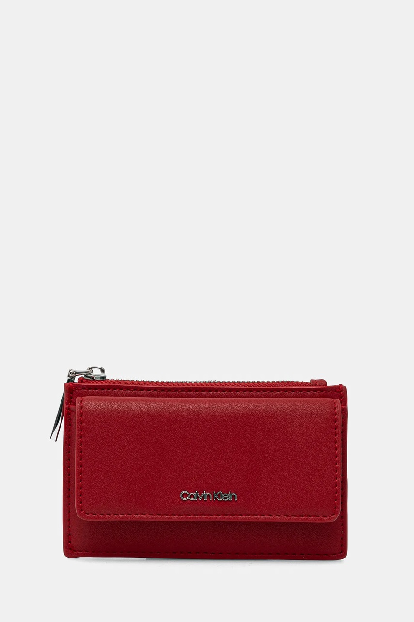Levně Peněženka Calvin Klein červená barva, K60K612941