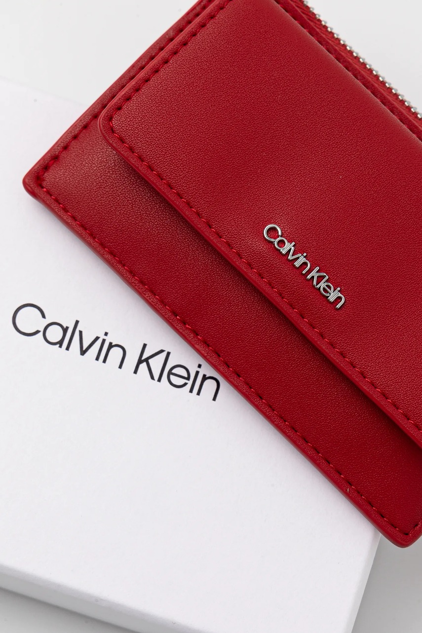 Гаманець Calvin Klein жіночий колір червоний K60K612941 