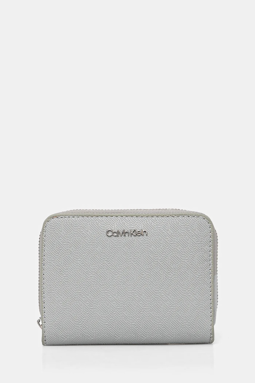 Levně Peněženka Calvin Klein šedá barva, K60K612942