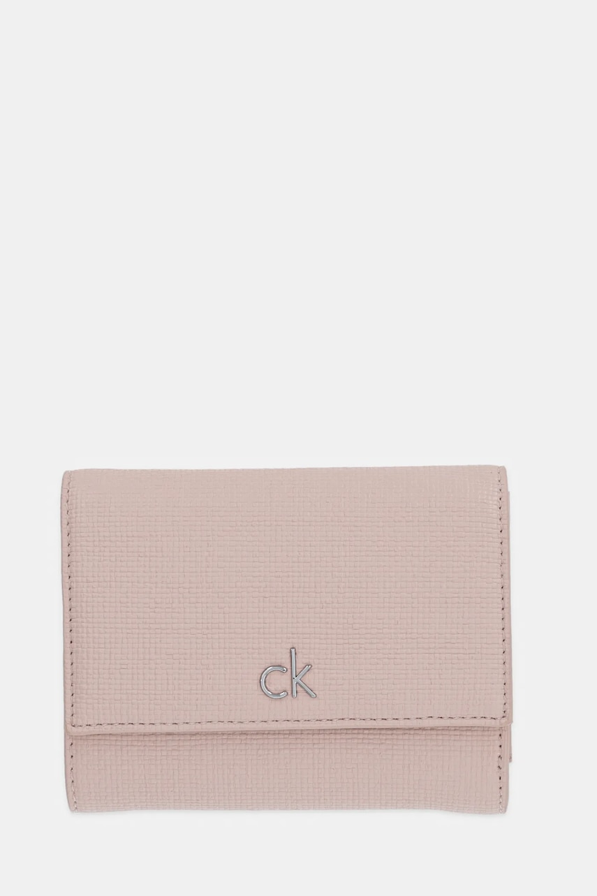 Levně Peněženka Calvin Klein růžová barva, K60K612945